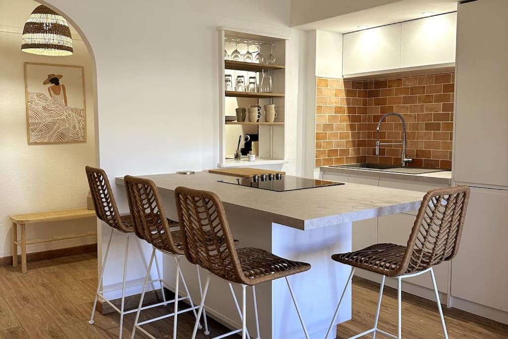 Chez Joan, Apt De Standing, 4 Prs, A 300M Des Plages Antibes Exterior foto